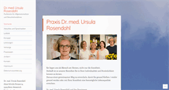 Desktop Screenshot of dr-rosendahl.de