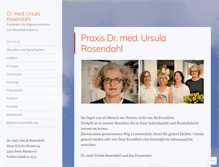 Tablet Screenshot of dr-rosendahl.de